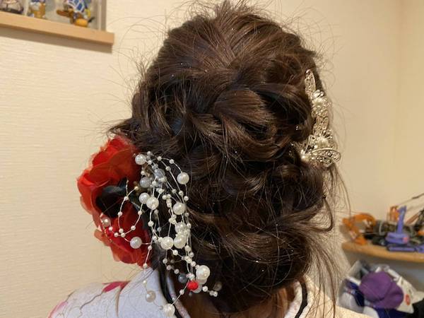 成人式の髪飾り